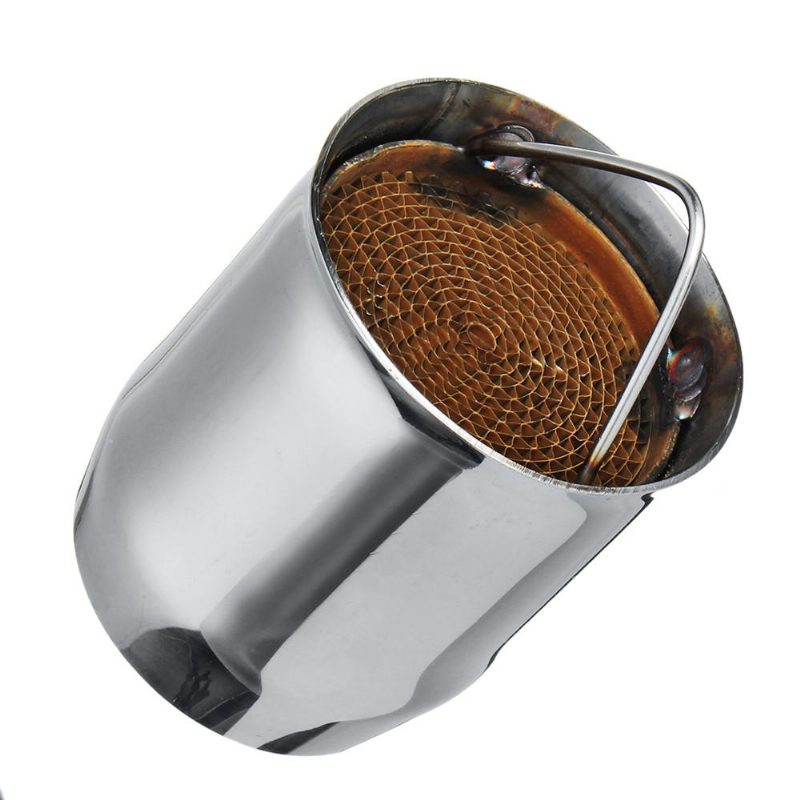 60mm Univerzálny Motocyklový Terénny Závodný Výfuk Tlmič Výfuku Odnímateľná Prepážka Tlmiča
