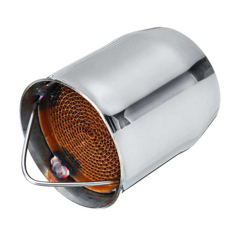 60mm Univerzálny Motocyklový Terénny Závodný Výfuk Tlmič Výfuku Odnímateľná Prepážka Tlmiča