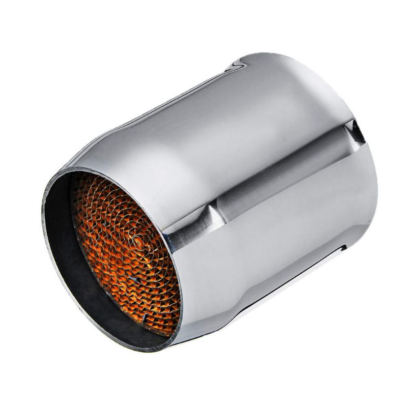 60mm Univerzálny Motocyklový Terénny Závodný Výfuk Tlmič Výfuku Odnímateľná Prepážka Tlmiča