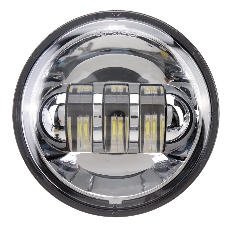 7-palcový Led Projektorový Svetlomet So 4.5-palcovými Prídavnými Stretávacími Svetlami Pre Harley Touring Chrome