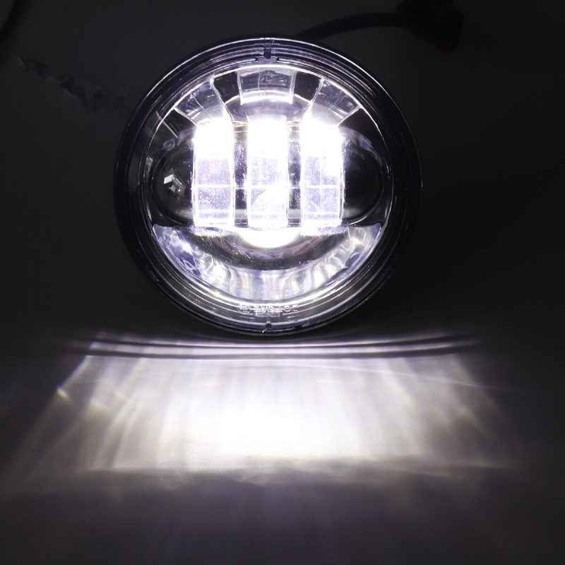 7-palcový Led Projektorový Svetlomet So 4.5-palcovými Prídavnými Stretávacími Svetlami Pre Harley Touring Chrome
