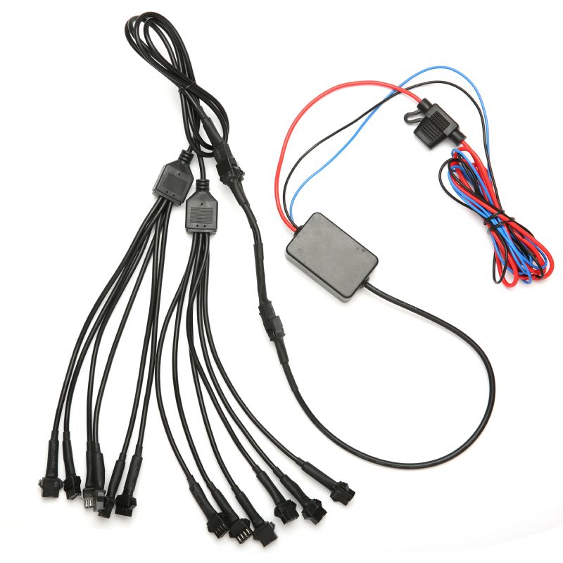 Ambother 12v 12ks 18 Farebných Rgb Led Rock Effect Svetlo Vodotesná Súprava Hlasové Diaľkové Ovládanie Pre Motocykle A