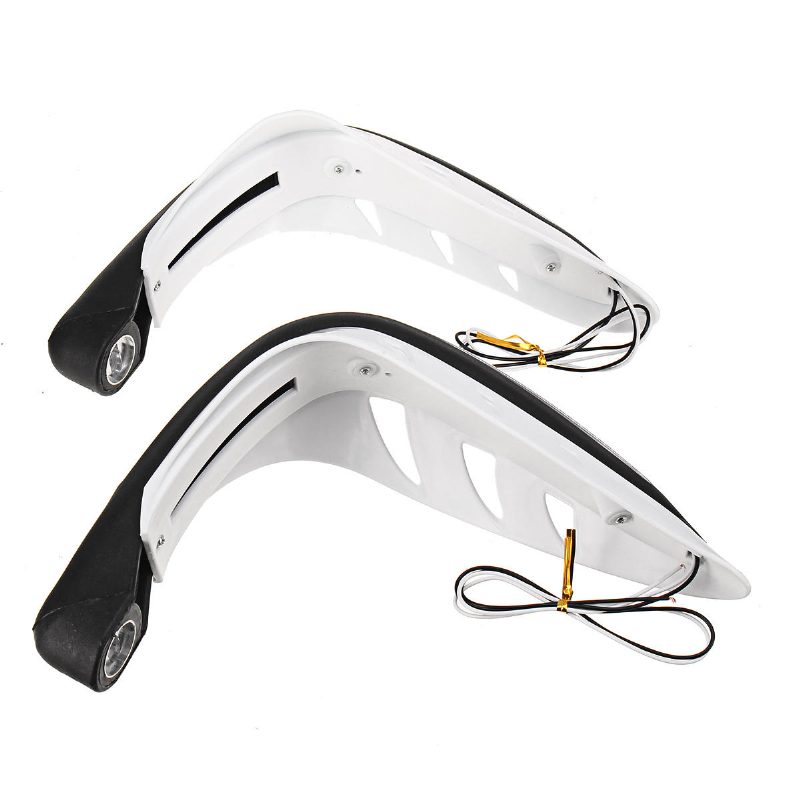 Chránič Na Riadidlá S Bielym Drl Led Light Dirt Bike Atv Motokrosovým Chráničom Rúk