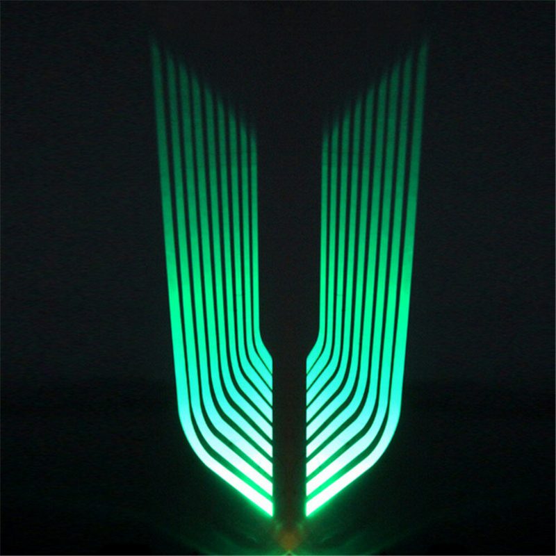 Cnsunnylight Auto/motocyklové Led Dekorácie Svetlá Núdzový Signál Krídla Lampa Projektor Výstraha Pred Hmlou