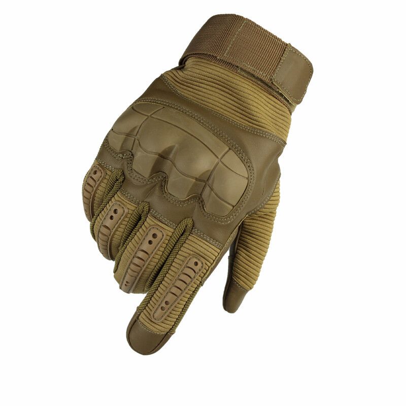 Dotyková Obrazovka Vojenské Taktické Airsoftové Celoprstové Rukavice Hard Knuckle Outdoor 3 Farby