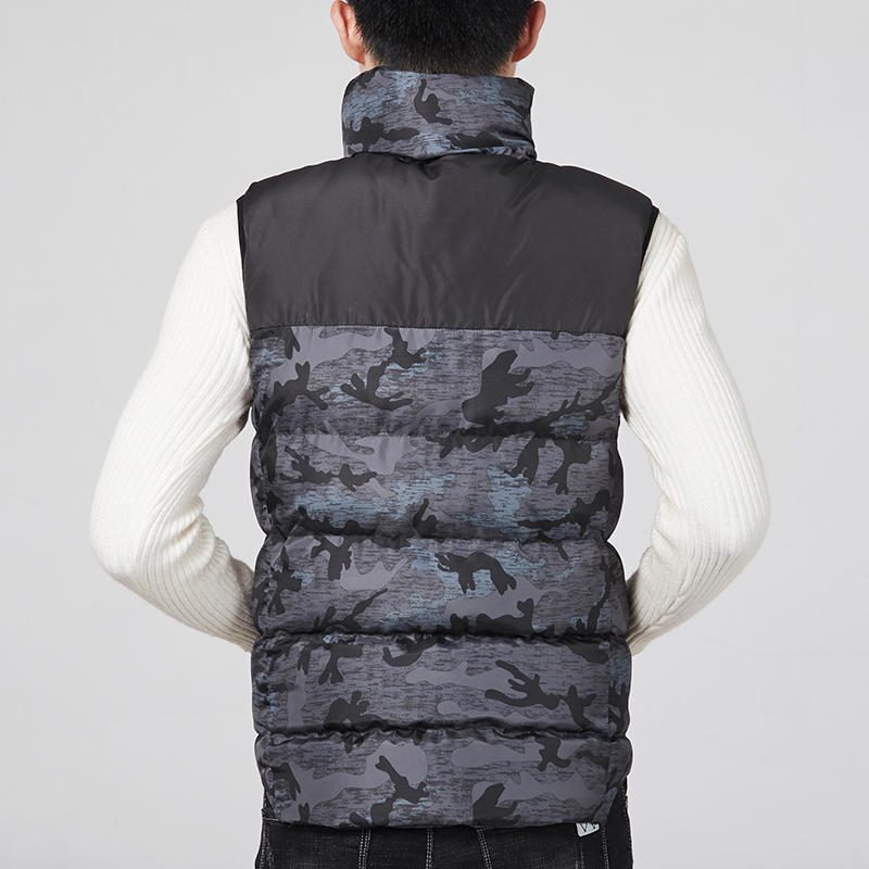 Elektrická Vesta Vyhrievaná Látková Bunda Usb Teplá Vyhrievacia Podložka Body Winter Warmer Grey