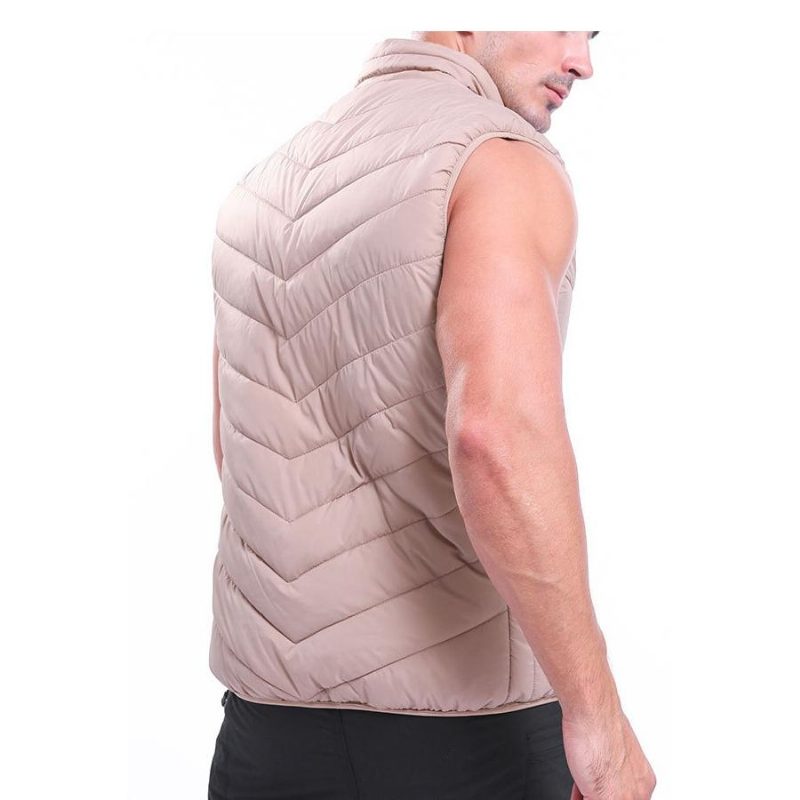 Elektrická Vesta Vyhrievaná Látková Bunda Usb Termálna Podložka Body Warmer Khaki