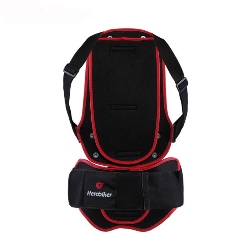 Herobiker Motocykel Racing Bike Armor Vest Bezpečnostné Vybavenie Efektívne Chráni Chrbát A Chrbticu