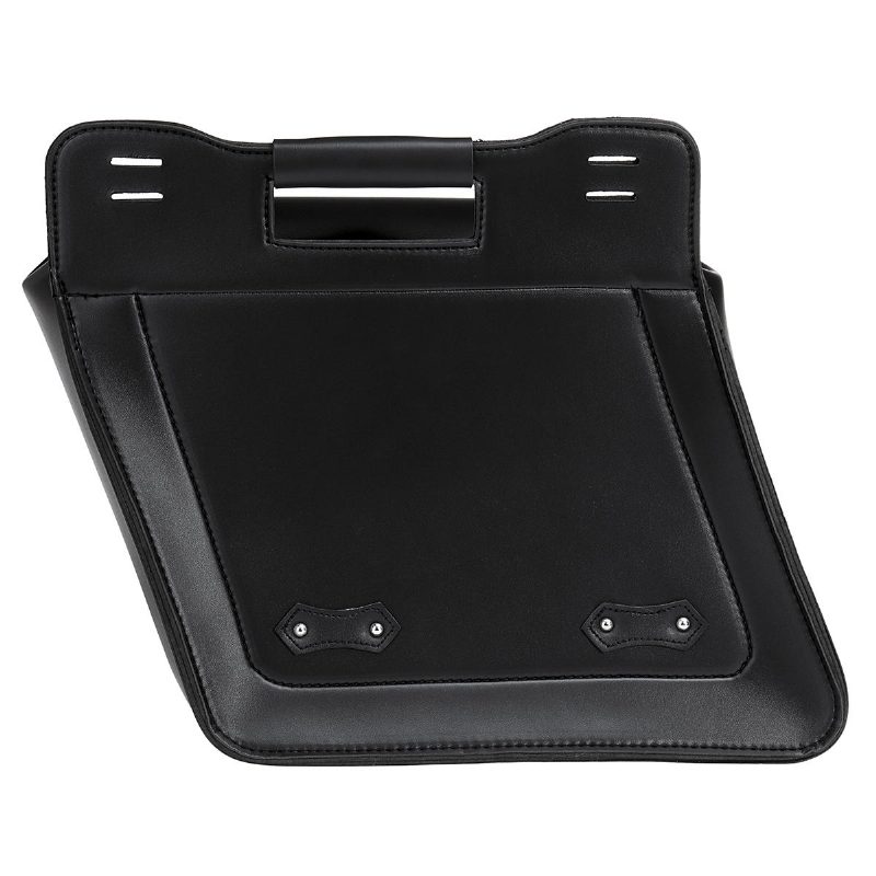 Motocykel Saddlebags Tool Luggage Saddle Bag Black Pu Leather Universal