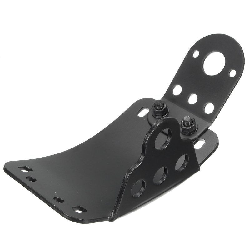 Vertikálny Bočný Držiak Na Poznávaciu Značku Zadného Svetla Pre Harley Chopper Black