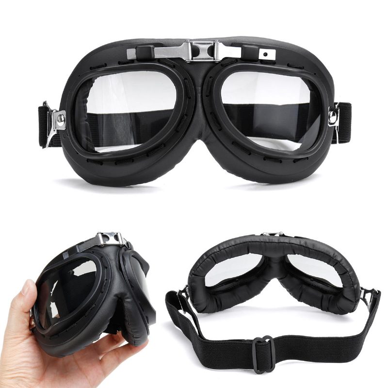 Vetruodolná Retro Prilba Okuliare Motocykel Lyžovanie Scooter Atv Flying Eyewear