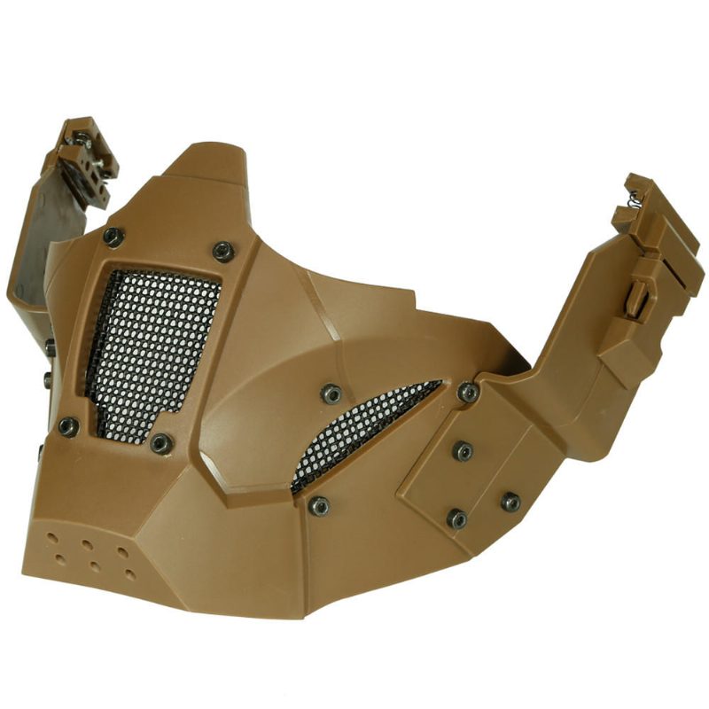 Wosport Ma-95 Modul Anti-shock Taktická Polomaska Vhodná Pre Jazdu Na Helme Af