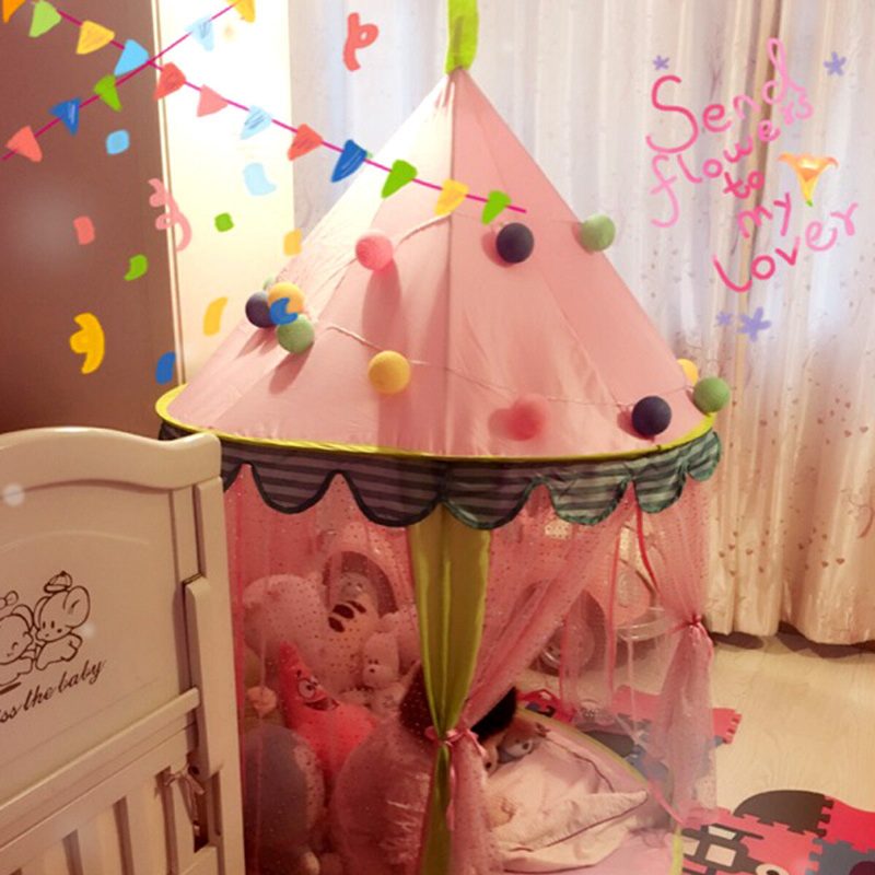 Deti Detský Stan Na Teepee Play Princess Castle Girls Playhouse Indoor