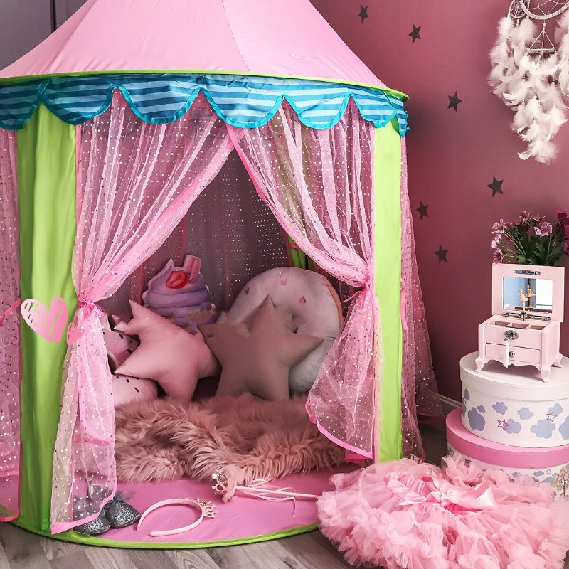 Deti Detský Stan Na Teepee Play Princess Castle Girls Playhouse Indoor