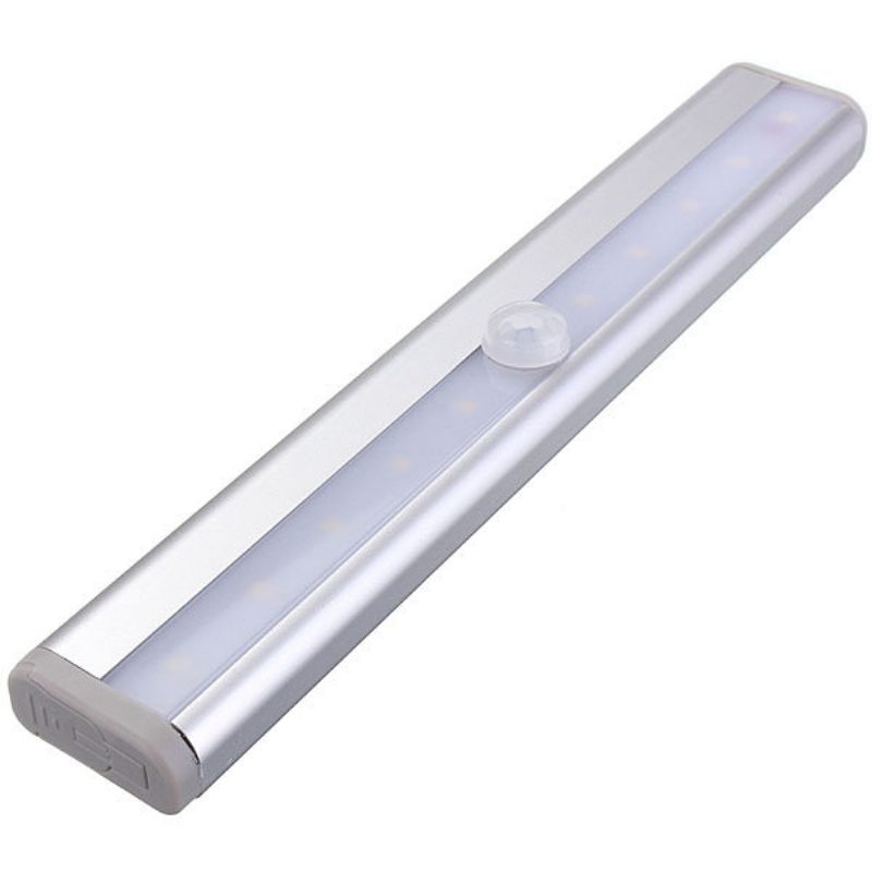 10 Led Pir Svetlo Pohybového Senzora Pre Skriňu Šatník Knižnicu Schodisko