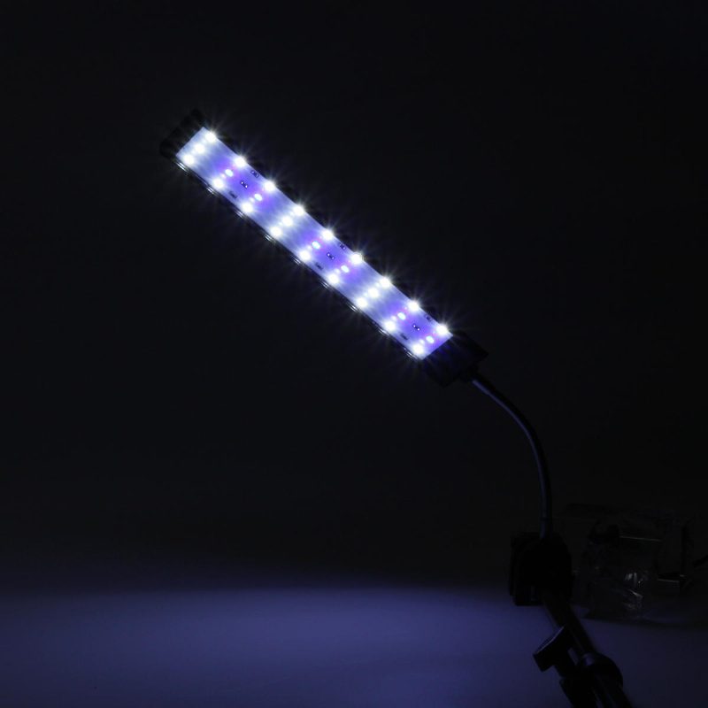 100-240v 10w Led Osvetlenie Akvária S Klipom Na Na Ryby