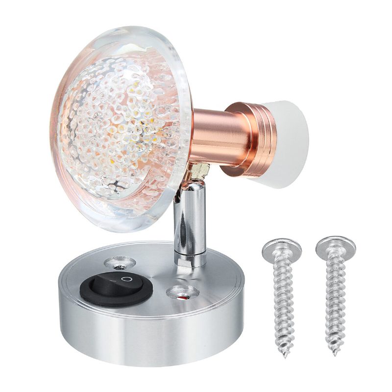 12v 3w+1w Akrylová Interiérová Led Lampa Na Čítanie Stolová Pre Obytný Karavan