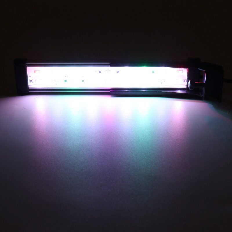 22cm 18led Rgb Svetlo Akváriových Akvárií Vysokosvietivá Dvojitá Drenážna Vodná Lampa