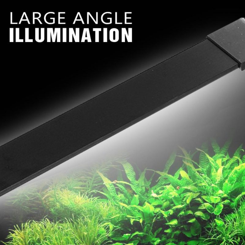 24w 85cm Modro-biela Led Nastaviteľná Lampa Do Akvária Pre Akváriové Ryby Super Tenké Pripínacie Svetlo