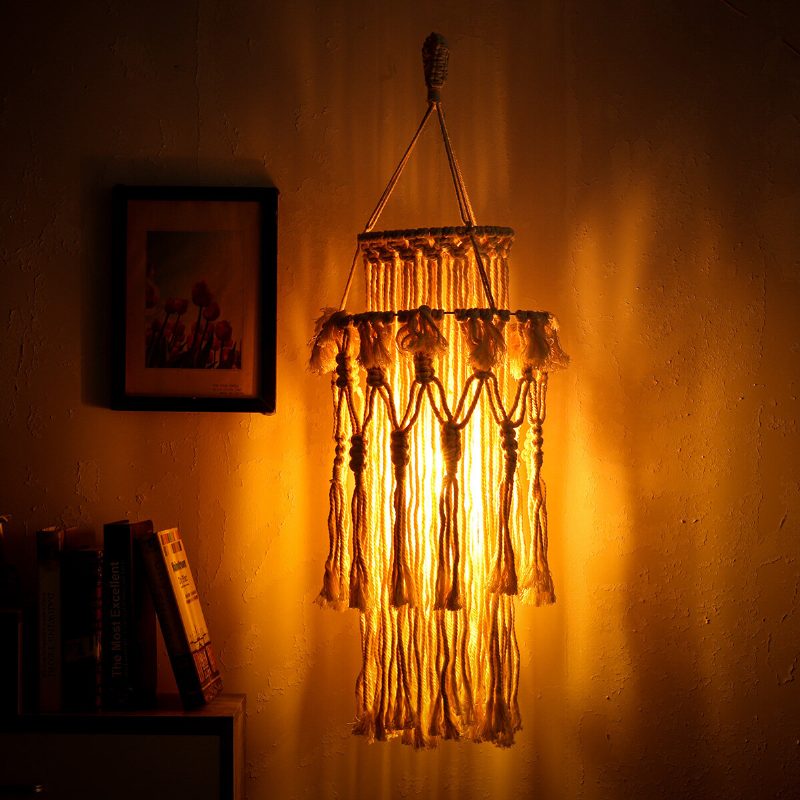 30x60cm 2-poschodové Tienidlo Na Stropný Kryt Svietidla Domáce Závesné Svietidlo Na Lampu
