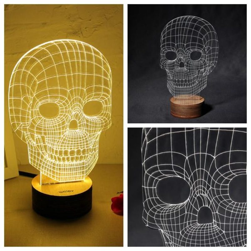 3d Vizuálne Led Nočné Svetlo Na Malý Stolík Na Sviatočného Valentína