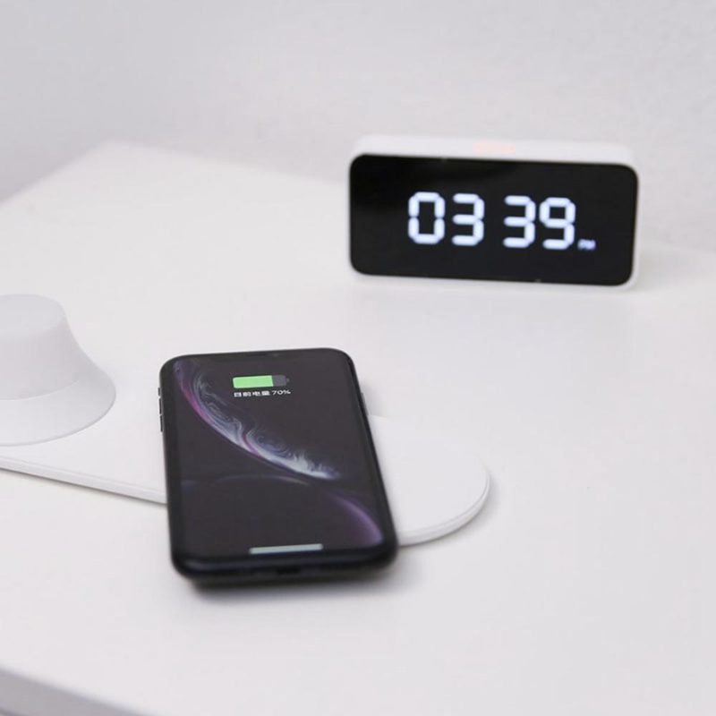 Bezdrôtová Nabíjačka Yeelight S Led Nočným Svetlom S Magnetickou Príťažlivosťou Rýchle Nabíjanie Pre Iphone (ekosystémový Produkt)