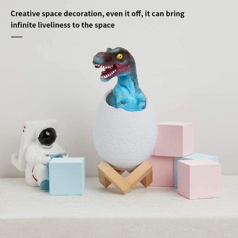 Dinosauria Lampa 3d Tlač Nočné Svetlo Nabíjateľné 3 Farby/16 Farieb Indukčné Stolové Lampy Dekorácia Darček Pre Deti Diaľkové Led