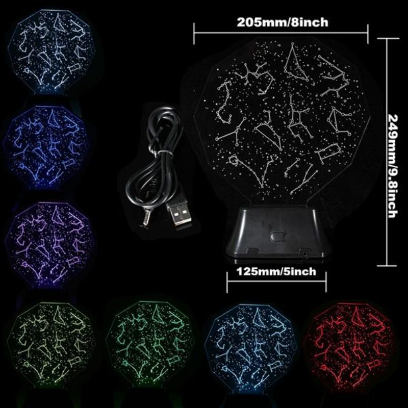 Led 3d Nočné Svetlo Usb Creative Home Energy Saving Night Light Nočná Lampa