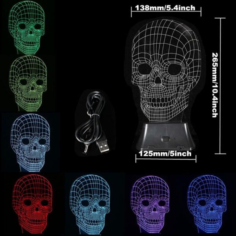 Led 3d Nočné Svetlo Usb Creative Home Energy Saving Night Light Nočná Lampa