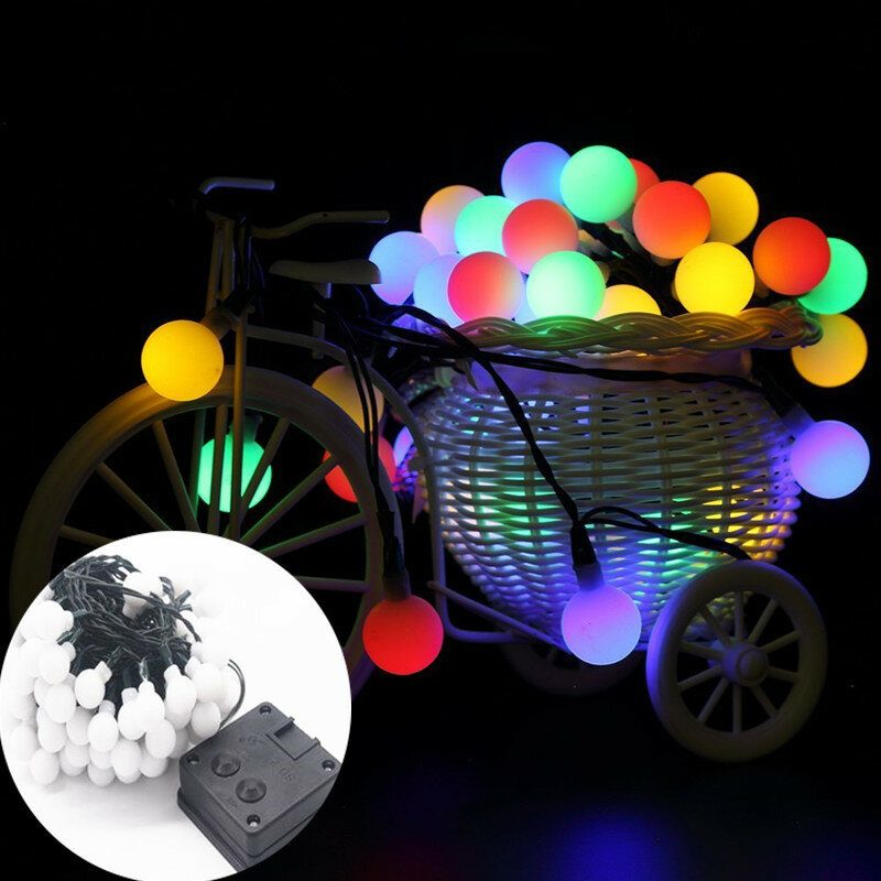 Led Solárne Svetlo String Fairy Lights Garland Vianočné Pre Svadobné Záhradné Dekorácie
