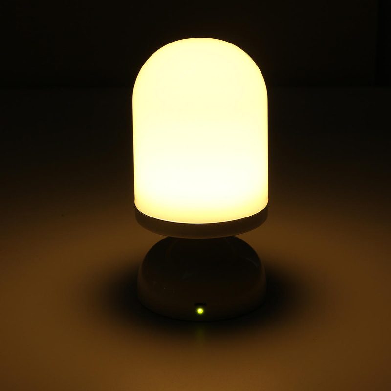 Prenosné Usb Dobíjacie Led Nočné Svetlo Závesný Stojan Stolová Lampa So Senzorom Vibrácií