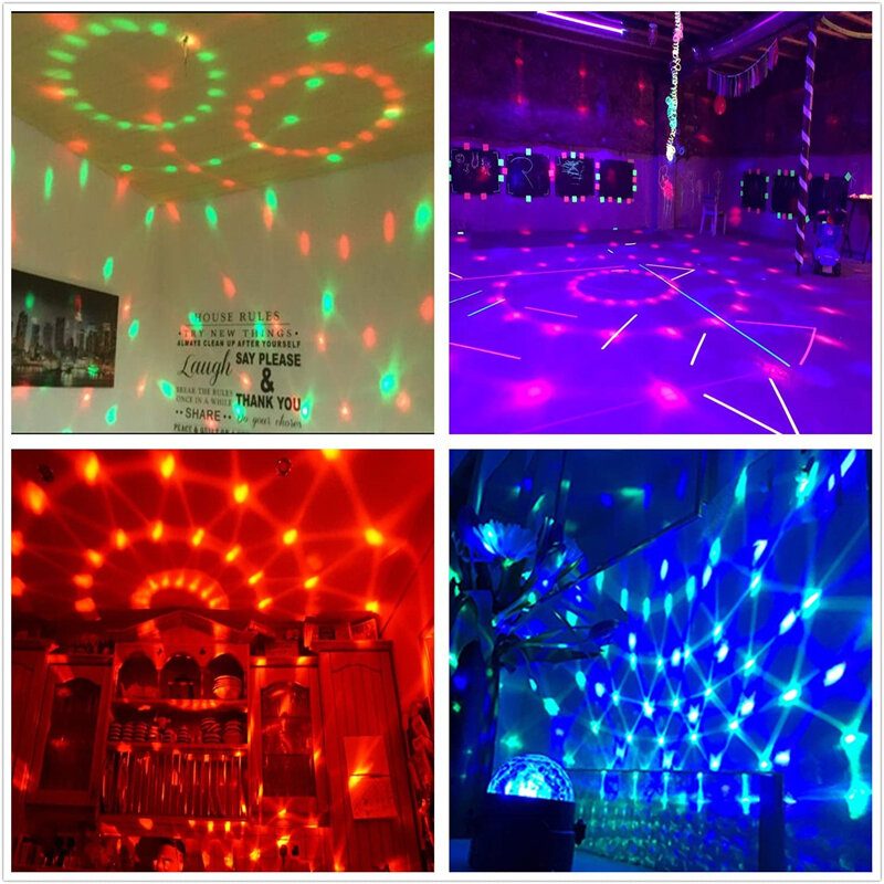 Solmore Dome Crystal Magic Ball Bluetooth Diaľkové Ovládanie Pódiového Svetla