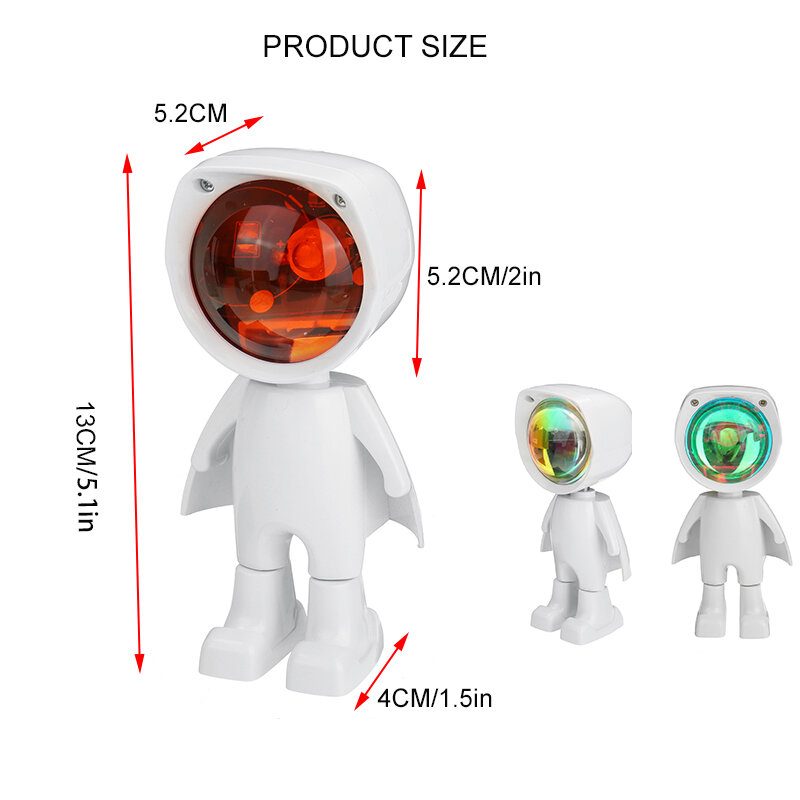 Sun Sunset Led Svetlo Rainbow Projection Stolová Lampa Home Dekor Usb Nočné