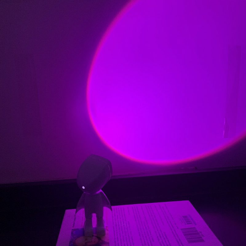 Svetlo Pri Západe Slnka Usb Led Nočné Projektor Led Led Romantické Rainbow Pri Atmosféra 360 Stupňová Dekorácia