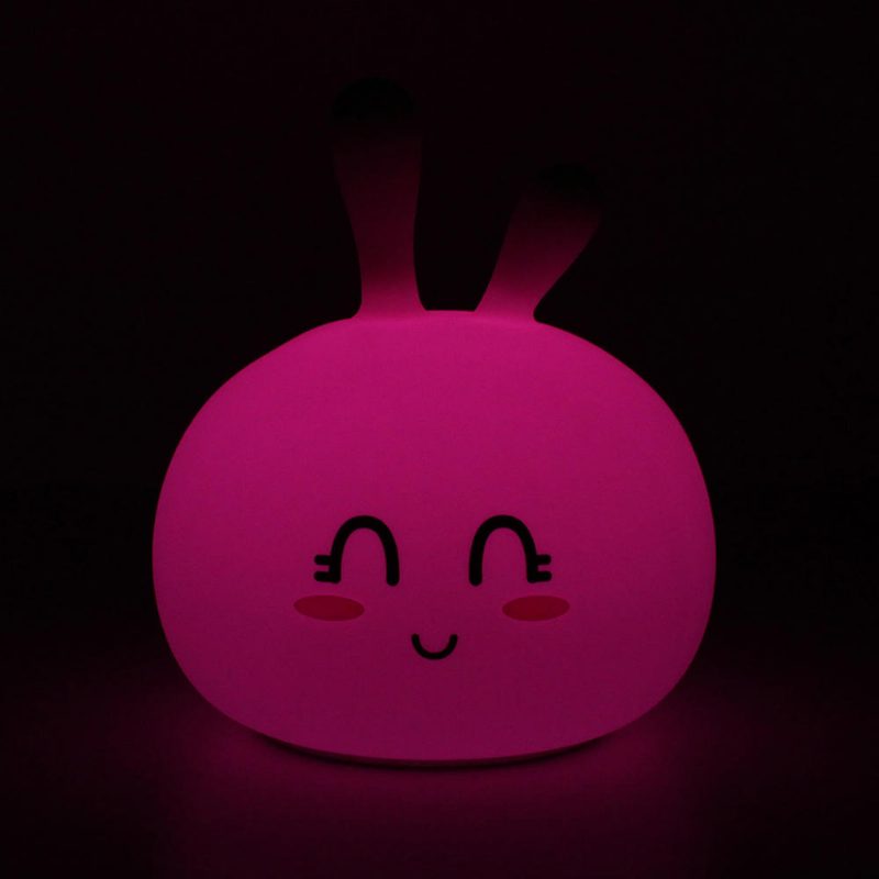Usb Rgb Nabíjateľné Roztomilé Silikónové Led Nočné Svetlo Tap Touch Atmostphere Light Pre Dieťa Spí