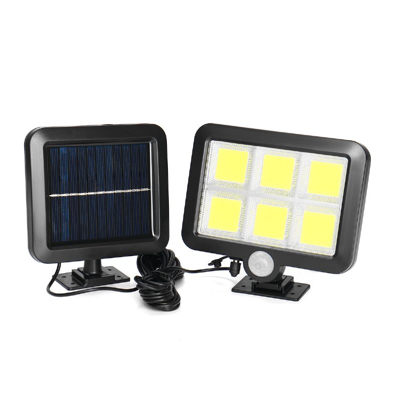 120 Led Cob Camping Light Solárna Lampa Vodotesná Nástenná Proti Slnečnému Svetlu Vonkajšia Záhradná Terasa