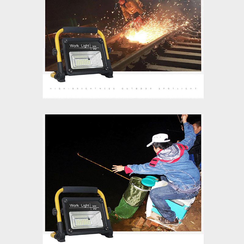 150w Vonkajšie Kempingové Svetlo S Krytím Ip67 Funkcia Powerbanky Diaľkové Ovládanie Prachotesné Proti Zaplaveniu Ultra Jasné Vodotesné Bezpečnostné Svetlá Nástenná Núdzová Lampa