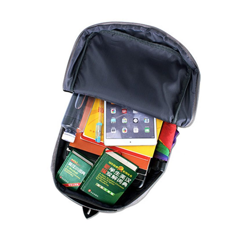 15.6-palcový Pánsky Plátenný Batoh Na Notebook Školský Na Služobné Cesty Cez Rameno