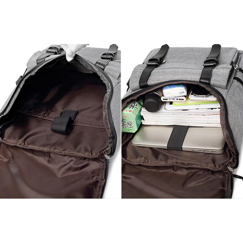16-palcový Batoh Na Notebook Oxford Satchel Ruksak Študentská Školská Taška Camping Travel Women Muži