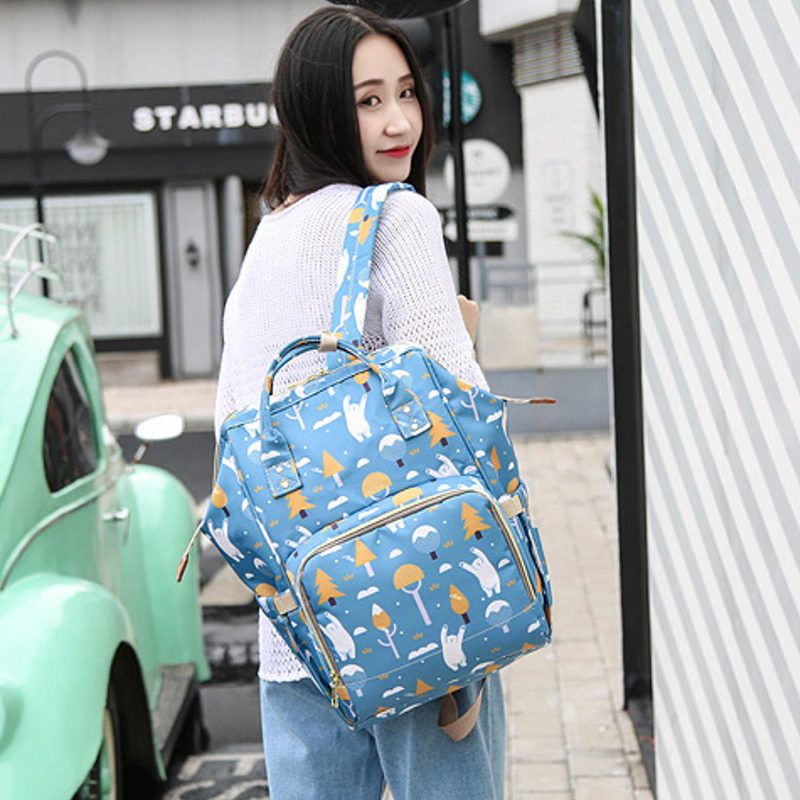 22l Vodotesná Plienka Baby Prebaľovacia Mamička Tehotenský Batoh Pre Ženy Travel Bag Tote