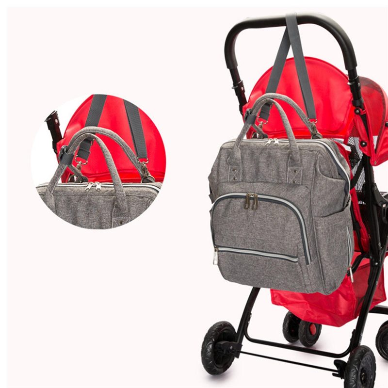 25l Outdoor Travel Múmia Baby Plienka Batoh Na Plienky Multifunkčná Prebaľovacia Taška + Na Fľašu S Vodou