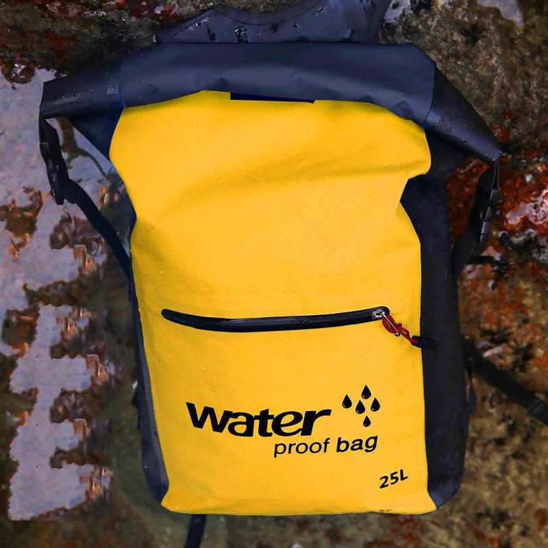 25l Vonkajší Prenosný Skladací Vodotesný Batoh Športová Taška Na Rafting Kajakovanie Kanoistika