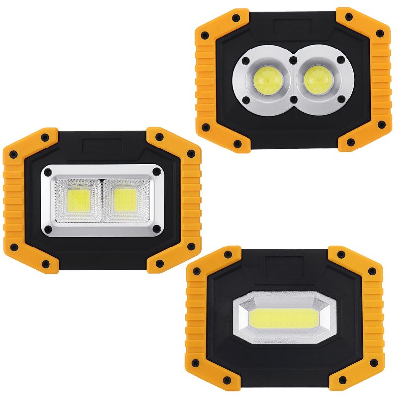 30w Usb Led Cob Svetlo Vonkajšie 3 Režimy Pracovné Camping Núdzová Lampa Baterka Bodové Vyhľadávacie Light