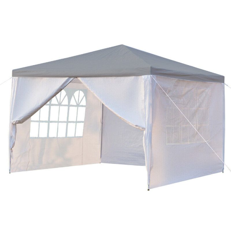 3x3m Oxford Cloth 4 Bočné Steny Párty Stanu Vodotesné Záhradné Patio Vonkajšie Slnečníky Prístrešok Bočná Stena