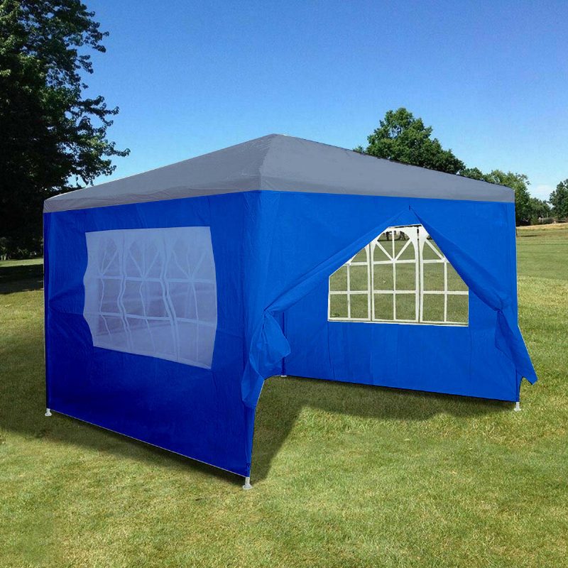 3x3m Oxford Cloth 4 Bočné Steny Párty Stanu Vodotesné Záhradné Patio Vonkajšie Slnečníky Prístrešok Bočná Stena