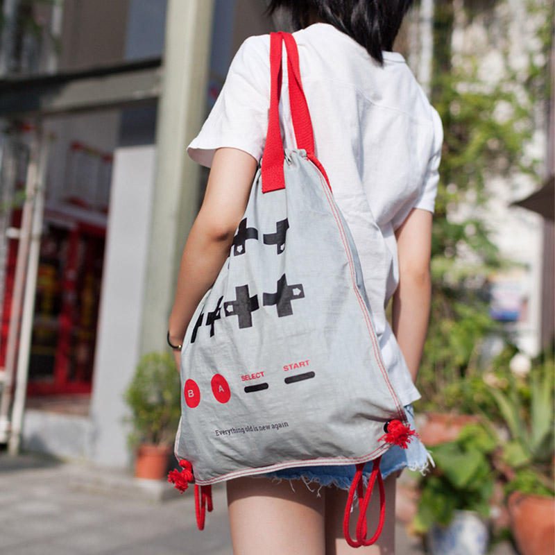 43x36cm Dámska Nylonová Crossbody Taška Malé Ľanové Kabelky Cez Rameno