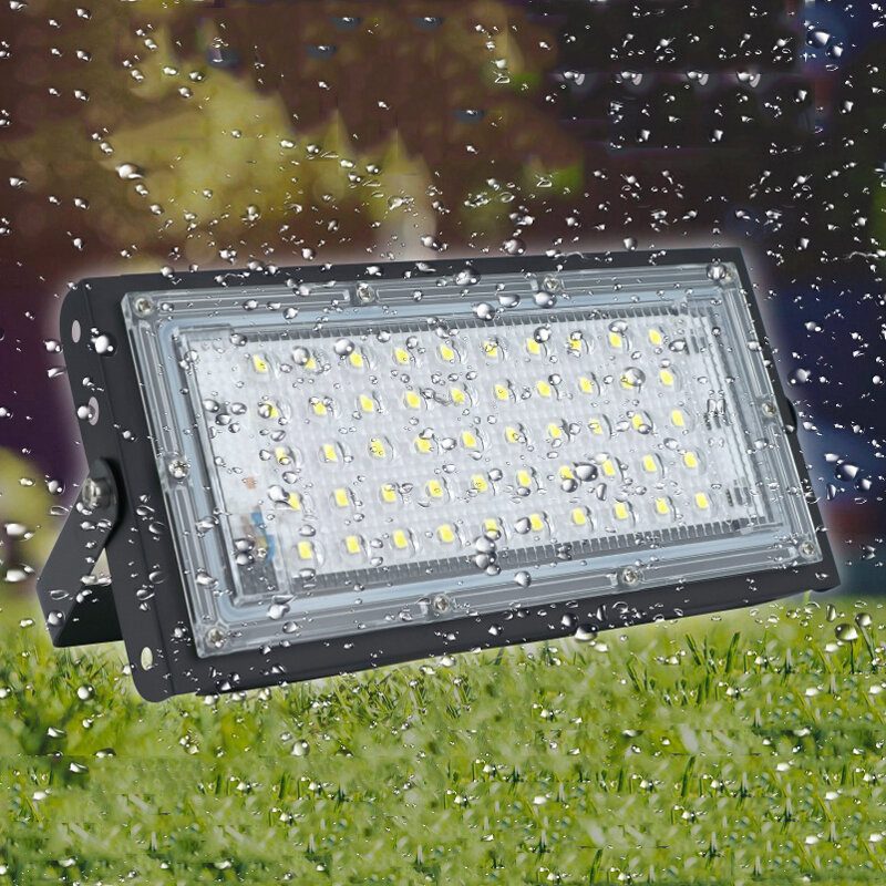 50w Rgb Led Reflektor Ac 220v 230v 240v Vonkajšie Svetlomet Bodové Svetlo Ip65 Vodotesné Led Pouličné Svietidlo Osvetlenie Krajiny