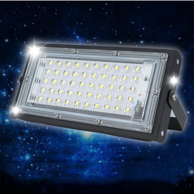 50w Rgb Led Reflektor Ac 220v 230v 240v Vonkajšie Svetlomet Bodové Svetlo Ip65 Vodotesné Led Pouličné Svietidlo Osvetlenie Krajiny