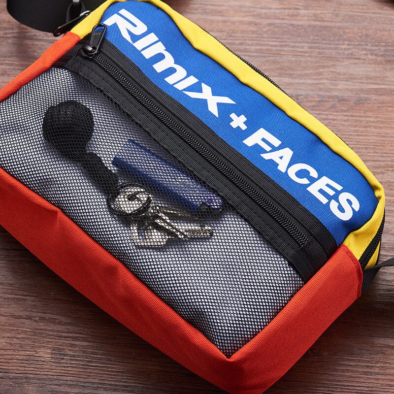 550d Nylon Outdoor Travel Messenger Bag 3m Reflexná Vodeodolná Crossbody Taška