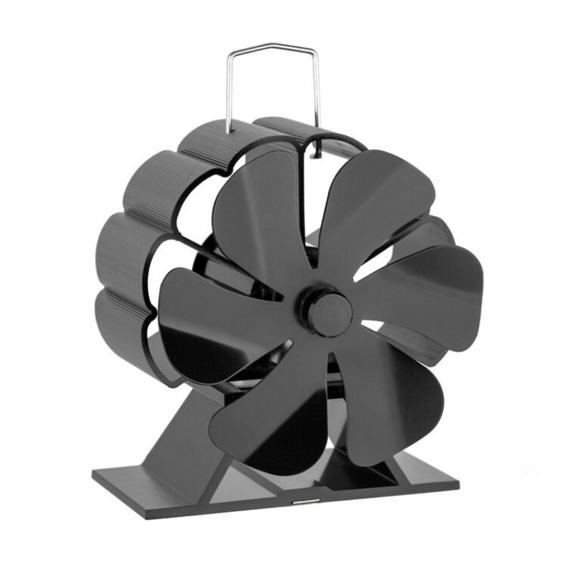 6-lopatkový Ventilátor Do Krbu Mini Sporáka S Tepelným Pohonom Horák Na Drevo Ekologický Tichý Do Efektívna Distribúcia Tepla